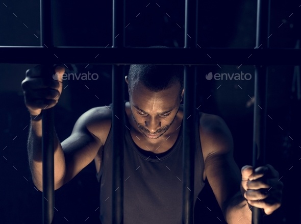 A man arrest in the jail Stock Photo by Rawpixel | PhotoDune