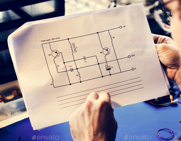 Closeup of hands holding circuit pattern guide line paper Stock Photo by Rawpixel