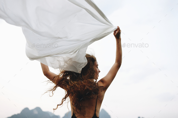 Wild and free like the wind - Stock Photo - Images