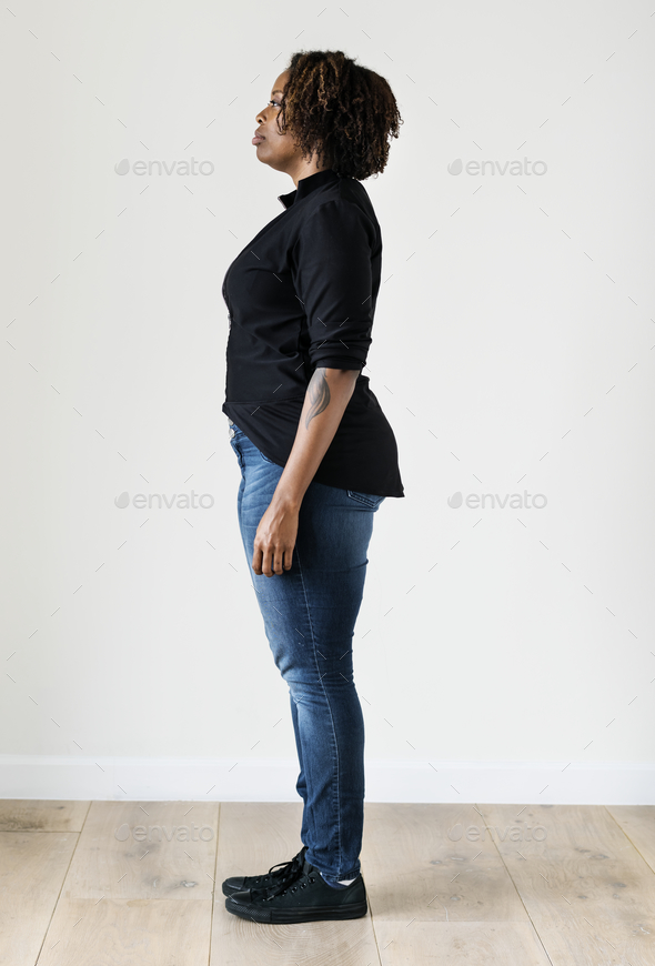 Portrait of black woman full body Stock Photo by Rawpixel | PhotoDune