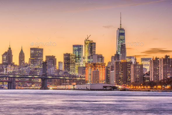 New York City Skyilne - Stock Photo - Images
