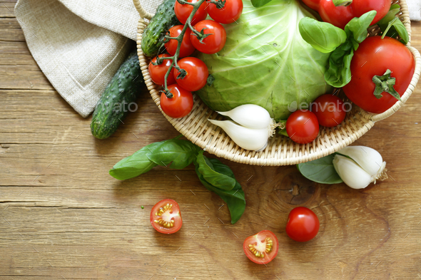 Fresh Spring Vegetables - Stock Photo - Images