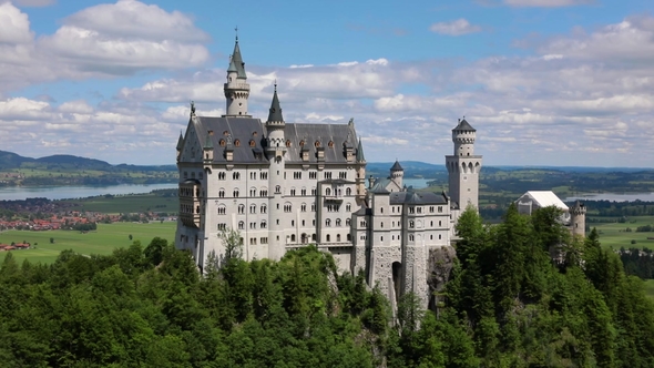 Neuschwanstein Castle Bavarian Alps Germany alt