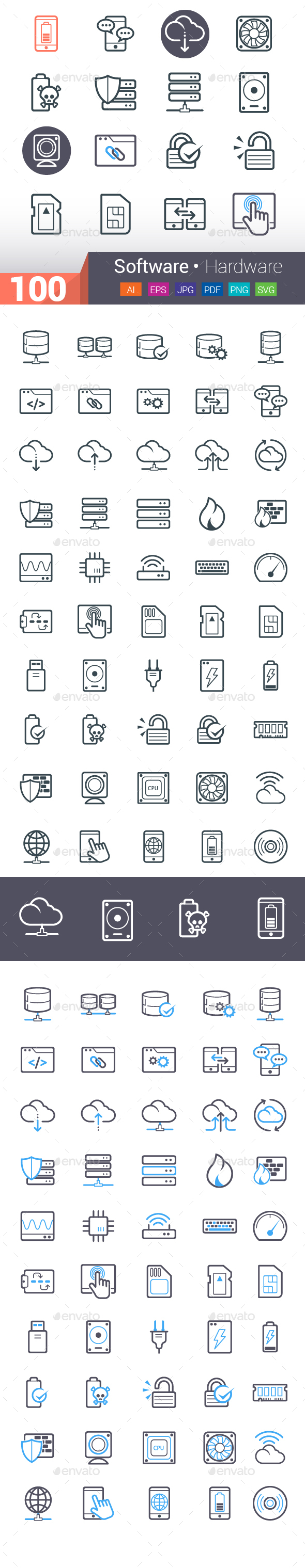 Software & Hardware Icons - Software Icons