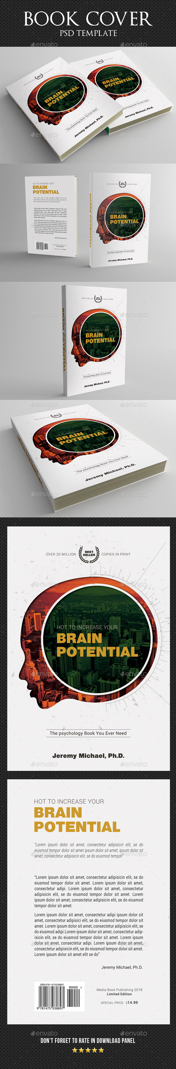 Book Cover Template 48 - Miscellaneous Print Templates