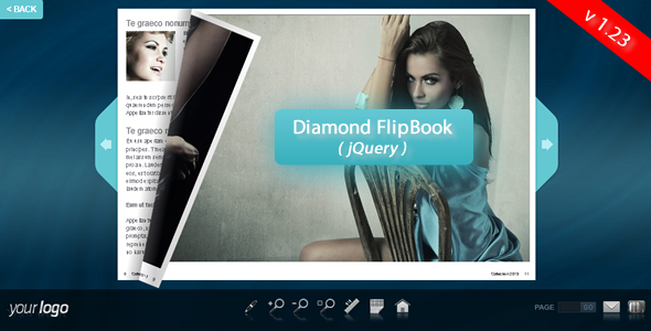 Diamond FlipBook - CodeCanyon 3146425