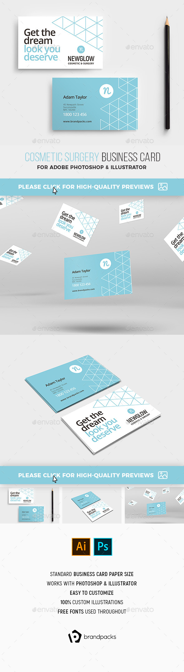 Cosmetic Business Card Template