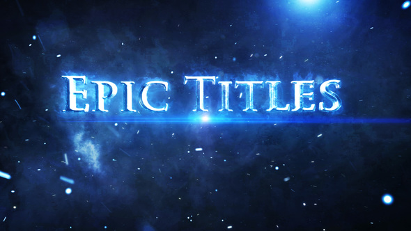 Epic Titles - VideoHive 21907350