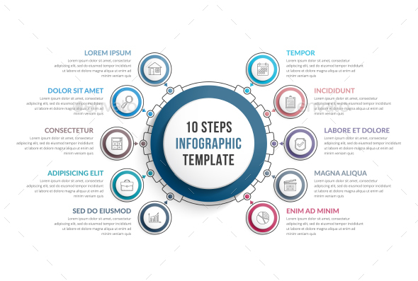 10 Steps Infographics - Infographics