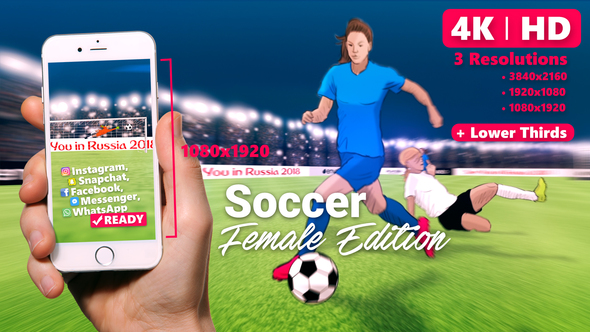 Soccer - Female - VideoHive 21908335