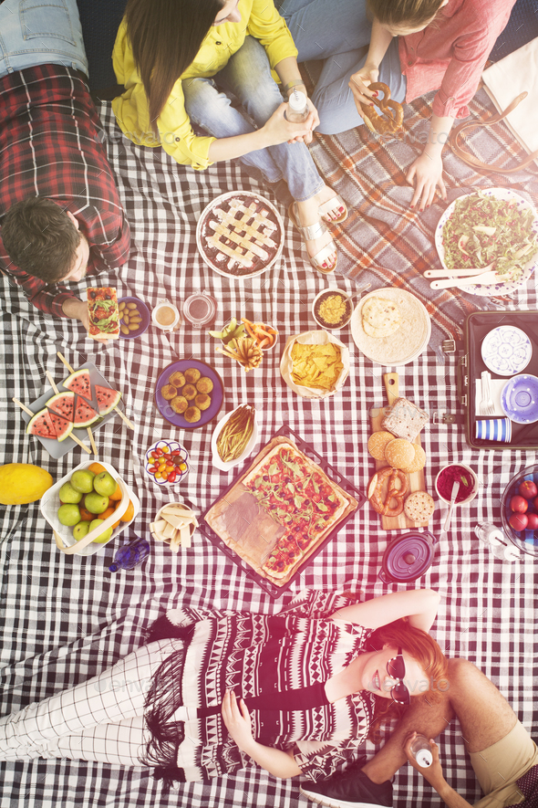 Healthy vegan food picnic Stock Photo by bialasiewicz | PhotoDune