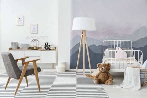 Mountain child\'s bedroom interior Stock Photo by bialasiewicz | PhotoDune