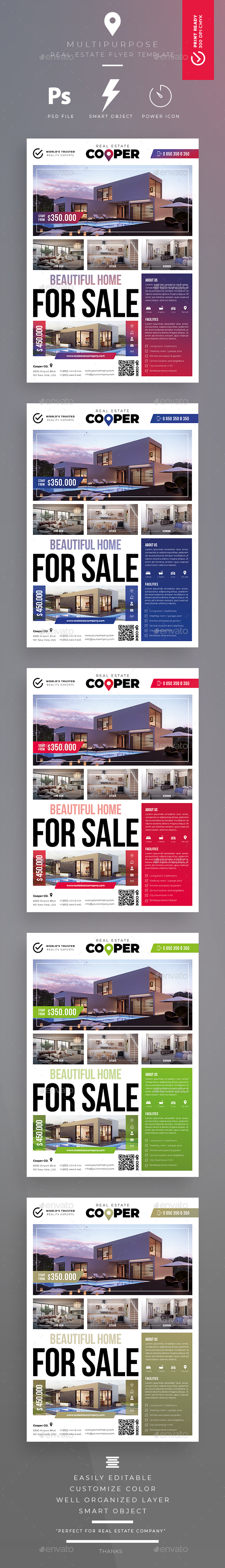 Real Estate Flyer - Flyers Print Templates