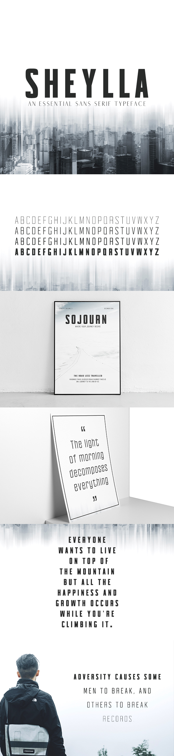 Sheylla Sans Serif Typeface - Serif Fonts