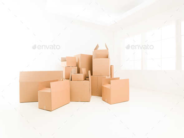 moving house - Stock Photo - Images
