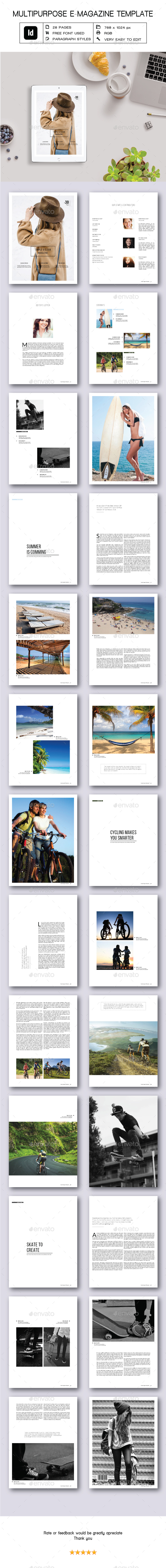 Multipurpose E-Magazine - Digital Magazines ePublishing