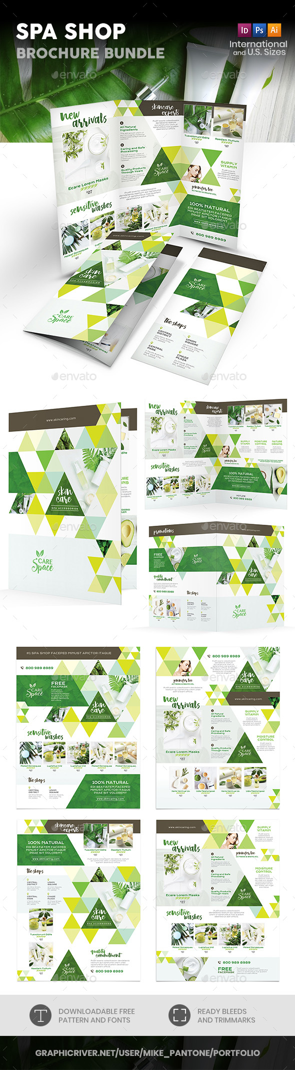 Spa Shop Print Bundle - Informational Brochures