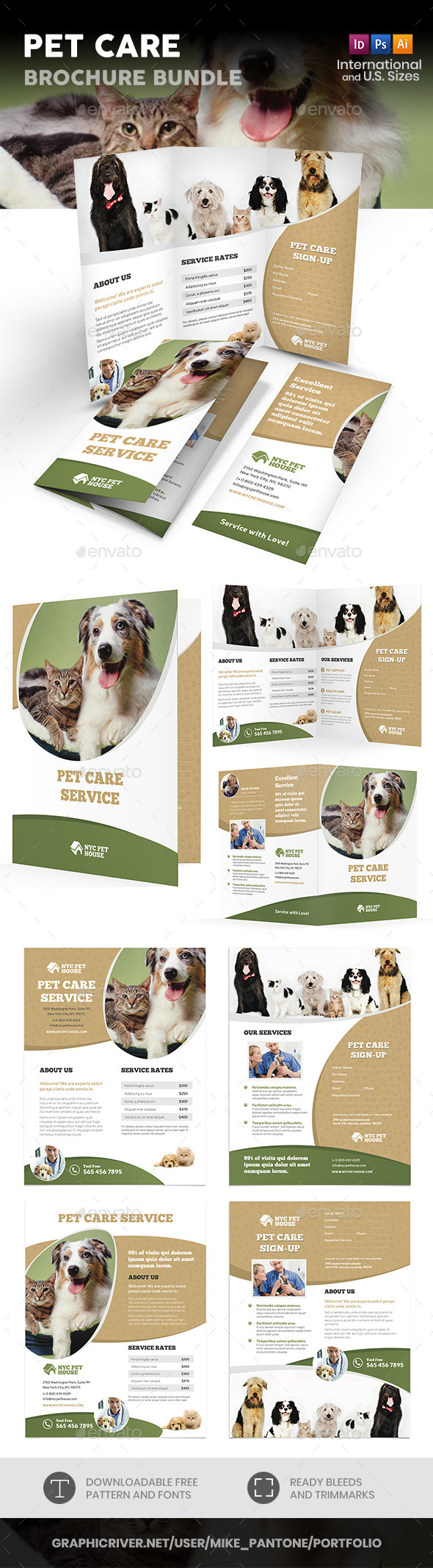 Pet Care Print Bundle - Informational Brochures