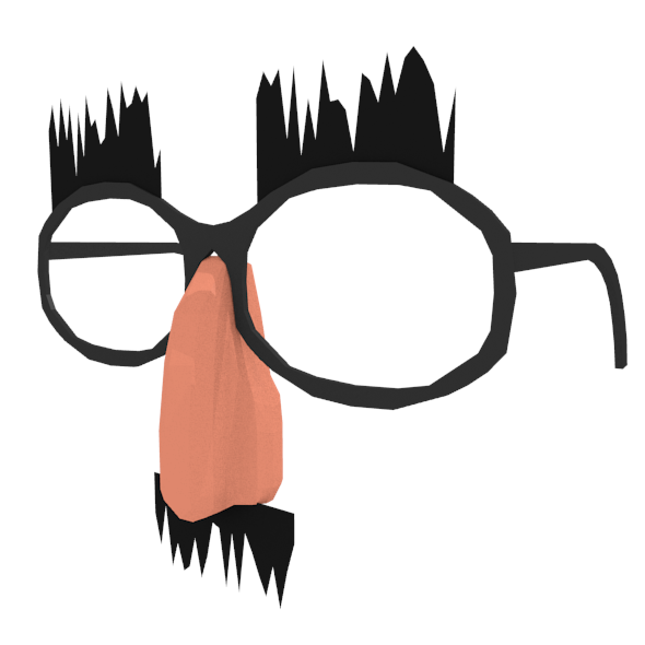Goofy Nose Glasses - 3Docean 21912889