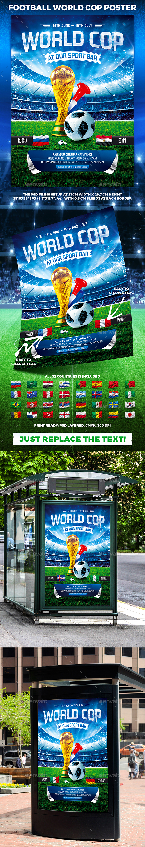 Football World Cop Poster vol.2 - Sports Events