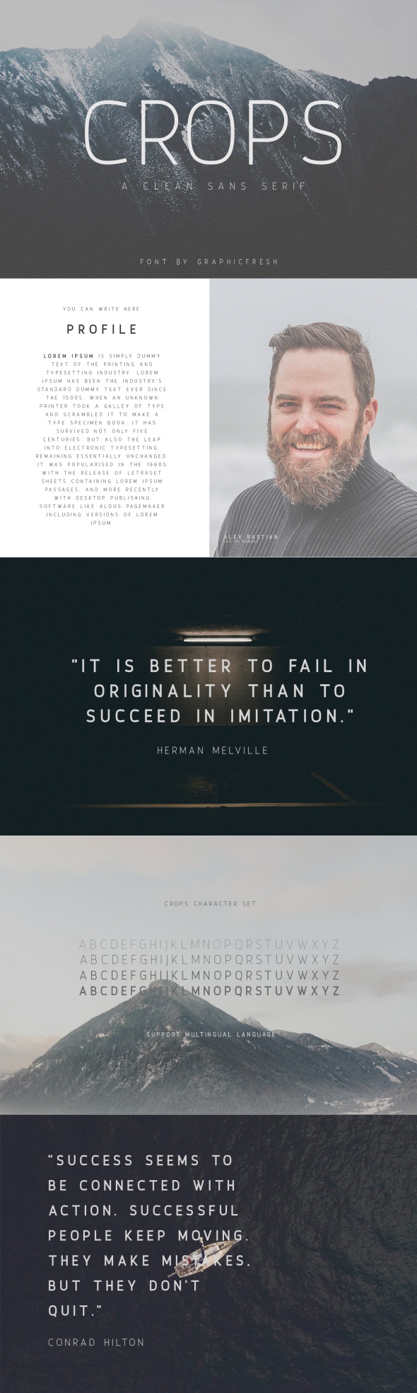 Crops - A Clean Sans Serif - Sans-Serif Fonts