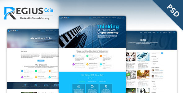 Regius Coin PSD - ThemeForest 21795621