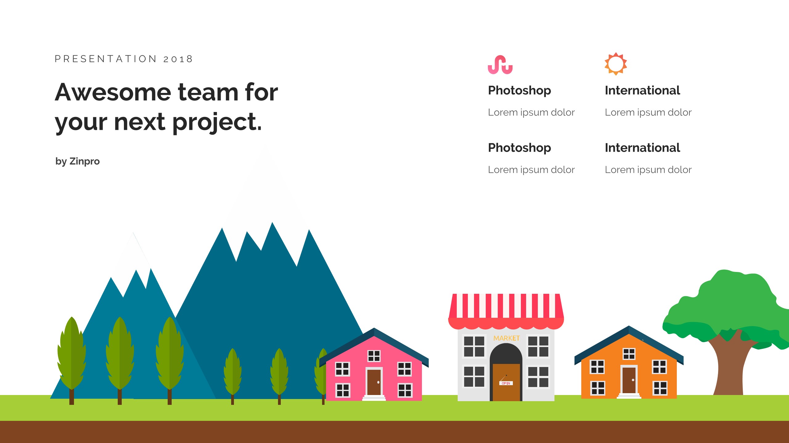 Paragon Premium Design Powerpoint Template, Presentation Templates