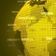 Gold World With Business Words - VideoHive Item for Sale