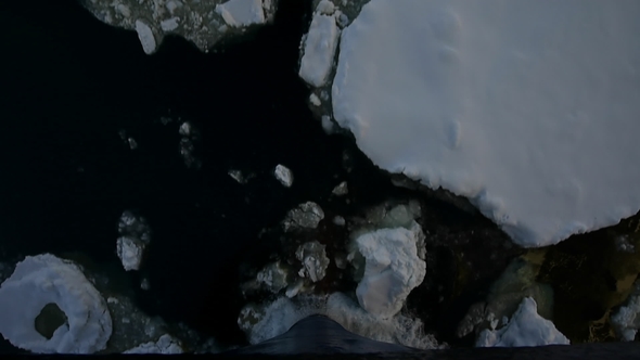 Beautiful View of Ice in Antarctica
