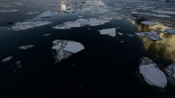 Beautiful View of Ice in Antarctica
