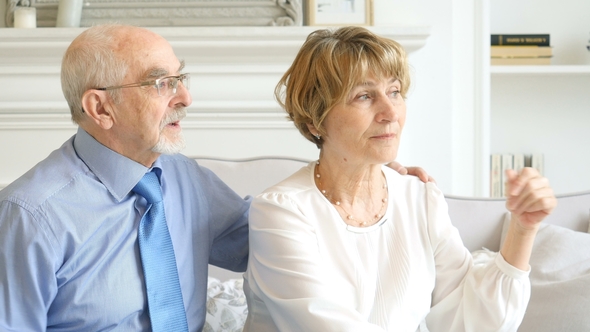 Portrait of a Happy Senior Couple of Retirement Age