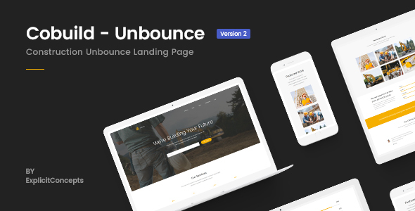 Unbounce Construction Landing - ThemeForest 21772867