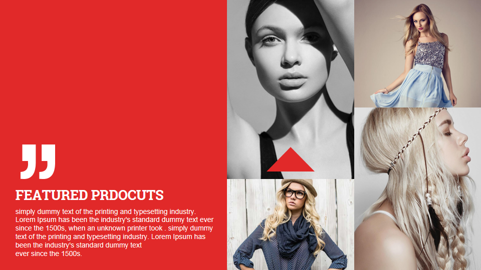 Fashion and Photography PowerPoint Presentation Template by rojdark