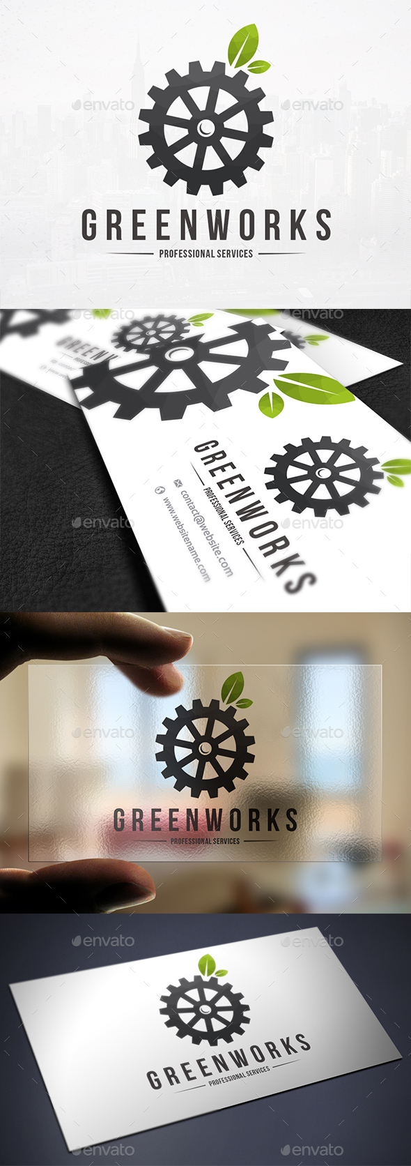 Green Works Logo Template - Nature Logo Templates