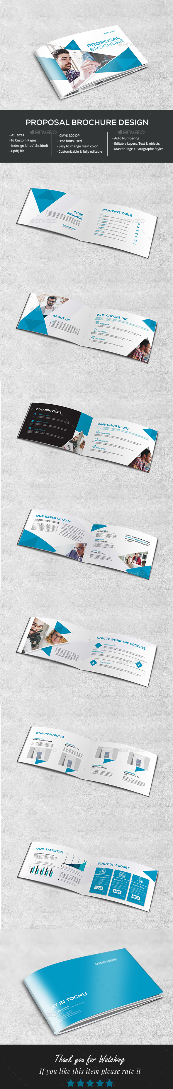 A5 Proposal Brochure - Brochures Print Templates