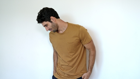 Handsome Man Laughing alt