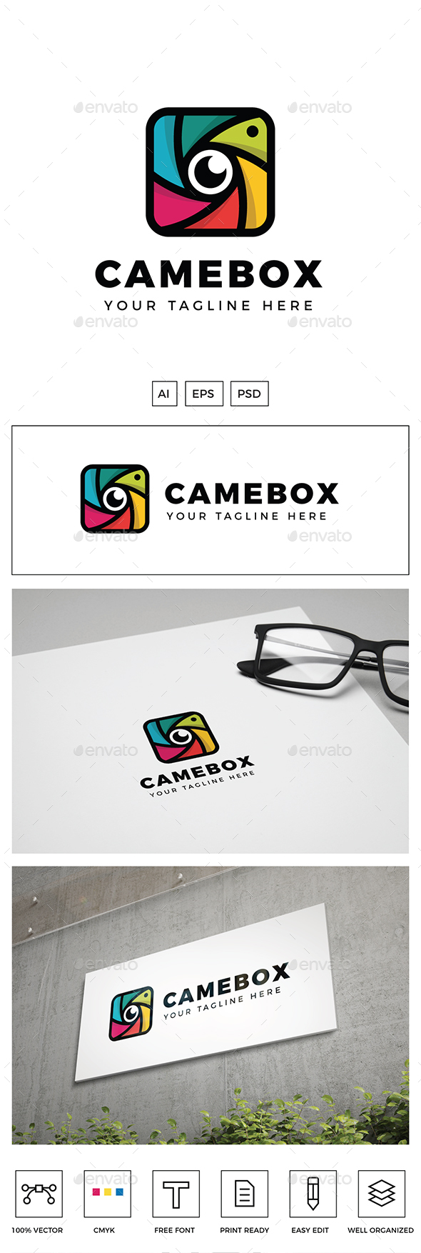 Camera Box Logo - Objects Logo Templates