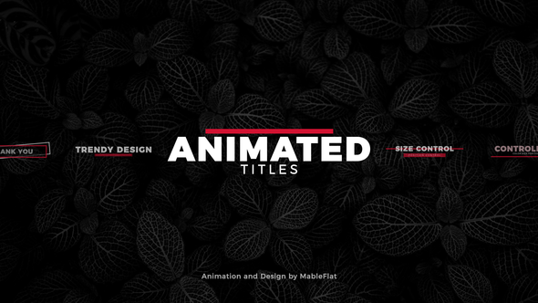 Animated Titles Pack - VideoHive 21923349
