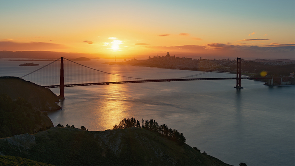 Epic Sunrise in the San Francisco Bay