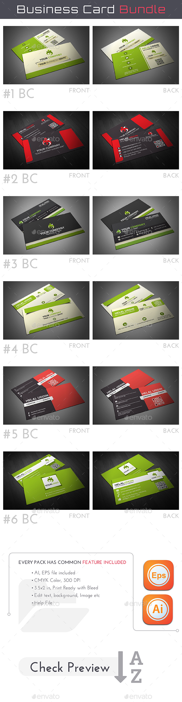 Business Card Bundle in Business Card Templates