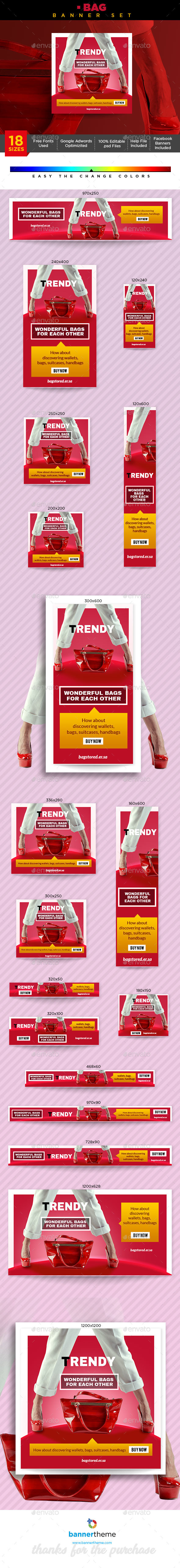 Bag Banner - Banners & Ads Web Elements