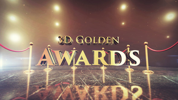 3D Golden Awards - VideoHive 21930892