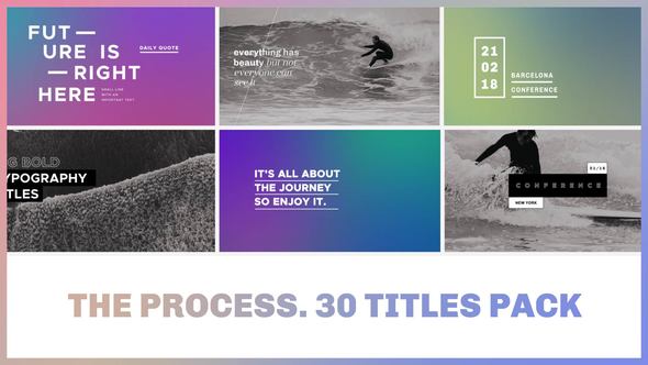 The ProcessTitles Pack - VideoHive 21931692