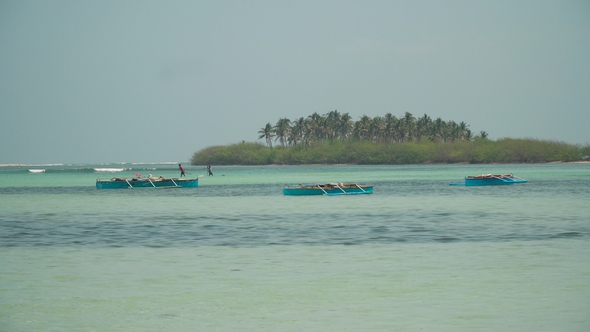 Sandy White Beach. Philippines. alt