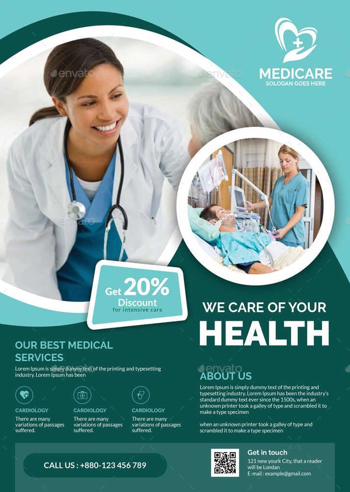 Medical Flyer, Print Templates | GraphicRiver