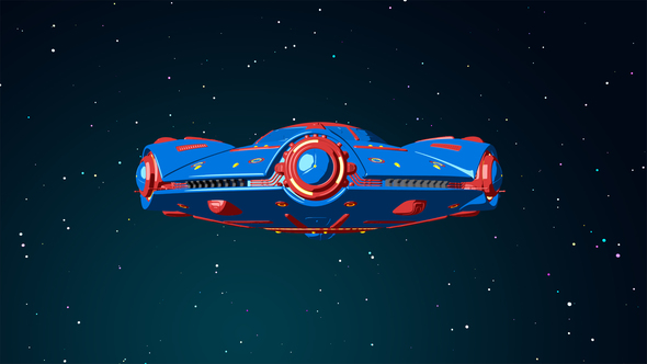Cartoon UFO