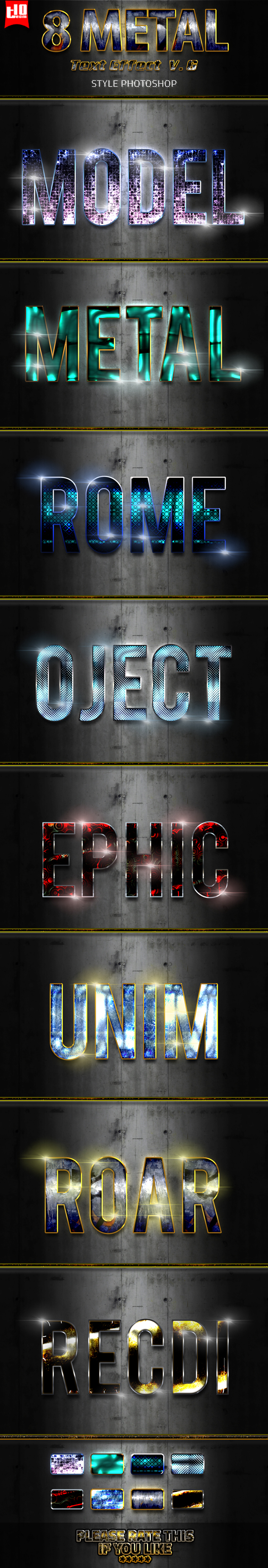 8 Metal Text Effect 6 - Text Effects Styles