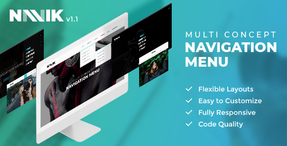 Navik - Responsive Header Navigation Menu - CodeCanyon Item for Sale