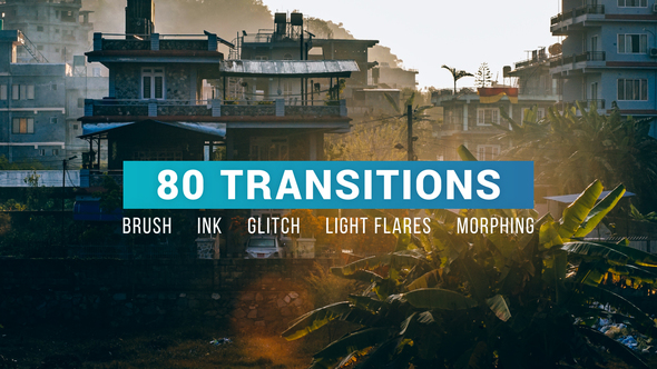 80 Transitions - VideoHive 21939854