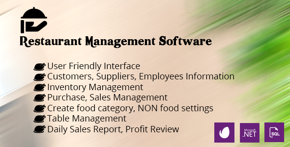 Restaurant Management System - CodeCanyon Item for Sale